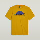 G-STAR Outlet Sunrise Slim T-Shirt Yellow