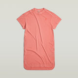 G-STAR Outlet Vestido Overdyed Loose T-Shirt Rosa