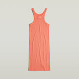 G-STAR Outlet Slim Ribbed Tank Dress Pink