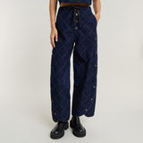 G-STAR Outlet GSRR Quilted Barrel Ankle Jeans Dark blue
