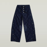 G-STAR Outlet GSRR Quilted Barrel Ankle Jeans Dark blue