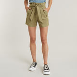 G-STAR Outlet Paperbag Shorts Brown