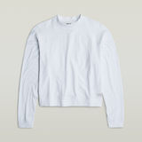 G-STAR Outlet Constructed Loose Mock Top White