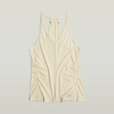 G-STAR Outlet Gathered Slim Tank Top Beige