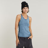 G-STAR Outlet Gathered Indigo Slim Tank Top Light blue