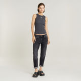 G-STAR Outlet Racerback Ribbed Slim Tank Top Grey