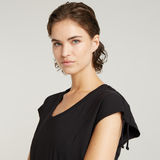 G-STAR Outlet Riveted Flared Jumpsuit Black