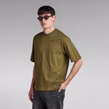 G-STAR Outlet Camiseta Boxy Base 2.0 Verde