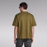 G-STAR Outlet Camiseta Boxy Base 2.0 Verde
