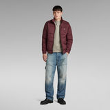G-STAR Outlet Padded Quilted Jacket Red