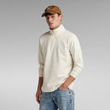 G-STAR Outlet Camiseta Half Zip Tweeter Beige