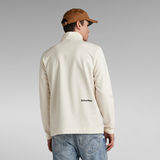 G-STAR Outlet Camiseta Half Zip Tweeter Beige