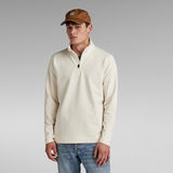 G-STAR Outlet Camiseta Half Zip Tweeter Beige
