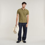 G-STAR Outlet Dunda Slim Stripe Polo Green