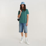 G-STAR Outlet Dunda Slim Stripe Polo Green