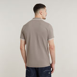 G-STAR Outlet Dunda Slim Stripe Polo Beige
