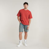 G-STAR Outlet Overdyed Destroyed Boxy T-Shirt Pink