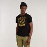 G-STAR Outlet RAW. Construction T-Shirt Black