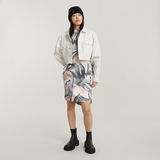 G-STAR Outlet Palm Printed Loose T-Shirt Dress Multi color