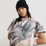 G-STAR Outlet Palm Printed Loose T-Shirt Dress Multi color