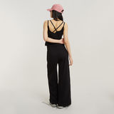 G-STAR Outlet Mono Spaghetti Strap Loose Negro