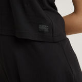 G-STAR Outlet Mono Spaghetti Strap Loose Negro
