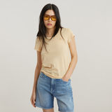 G-STAR Outlet Overdyed Eyben Slim Top 2.0 Yellow