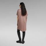 G-STAR Outlet Vestido Lash Fem Loose Marrón