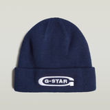 G-STAR Outlet Originals Artwork Long Beanie Dark blue