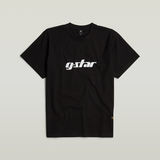 G-STAR Outlet Unisex Cursive Script Loose T-Shirt Black
