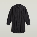 G-STAR Outlet Oversized Denim Dress Black