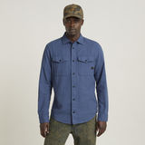 G-STAR Outlet Marine Slim Shirt Medium blue