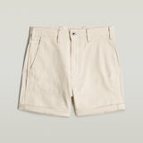 G-STAR Outlet Lintell Denim Shorts Beige