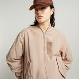 G-STAR Outlet Bomber Padded Jacket Pink