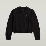 G-STAR Outlet Bomber Sweater Jacket Black