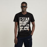 G-STAR Outlet Underground Graphic T-Shirt Black