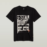 G-STAR Outlet Underground Graphic T-Shirt Black