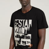 G-STAR Outlet Underground Graphic T-Shirt Black