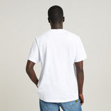 G-STAR Outlet Unisex Rhino Cartoon Loose T-Shirt White