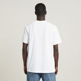 G-STAR Outlet Unisex Boombox Cartoon Loose T-Shirt White
