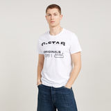 G-STAR Outlet Camiseta Originals Blanco