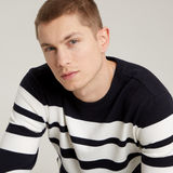 G-STAR Outlet Jersey Irregular Stripe Knitted Multi color