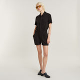 G-STAR Outlet Track Playsuit Black