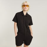 G-STAR Outlet Track Playsuit Black