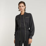G-STAR Outlet Mono Zip Wide Gris