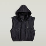 G-STAR Outlet BB Hooded Vest Unisex Dark blue
