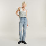 G-STAR Outlet Viktoria High Straight Jeans Light blue
