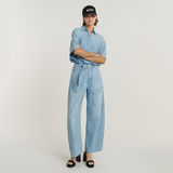 G-STAR Outlet Belted Cargo Loose Jeans Light blue