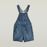 G-STAR Outlet Short Dungaree Medium blue