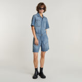 G-STAR Outlet Painter Short Overall Light blue